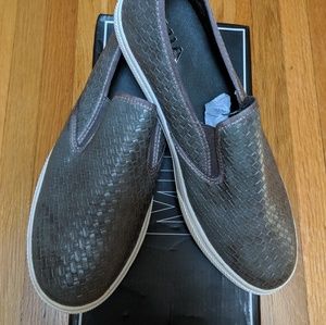 MIA Corklynn Gray Woven Slip on Sneakers